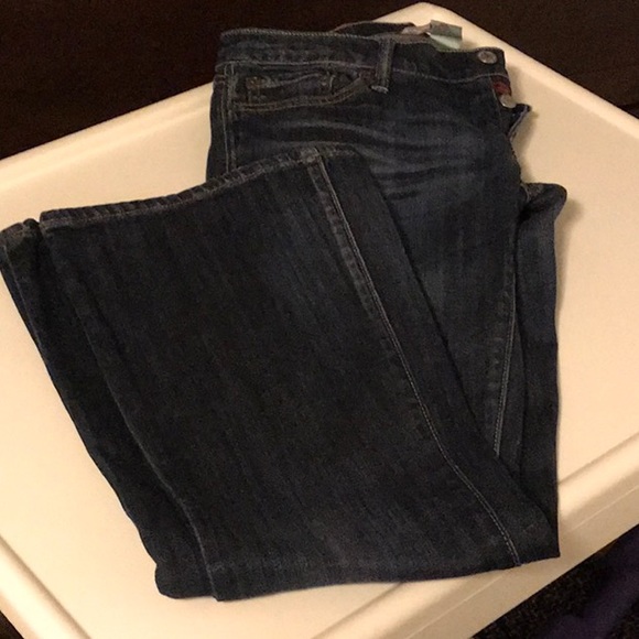 LUCKY BRAND JEANS WOMENS SHORT INSEAM SIZE 2 X 26 FLARED LEGS TWO BUTTON FLY - Picture 13 of 16